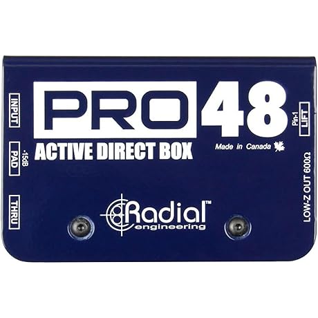 Radial Pro48 Active 48-Volt Direct Box: The Professional's Choice for Immaculate Signal Transmission