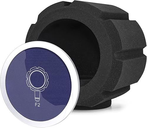 Miniatura 5 de Facmogu Filtro de espuma para parabrisas de micrófono grande, filtro de protección contra el viento, filtro acústico con esponja gruesa para