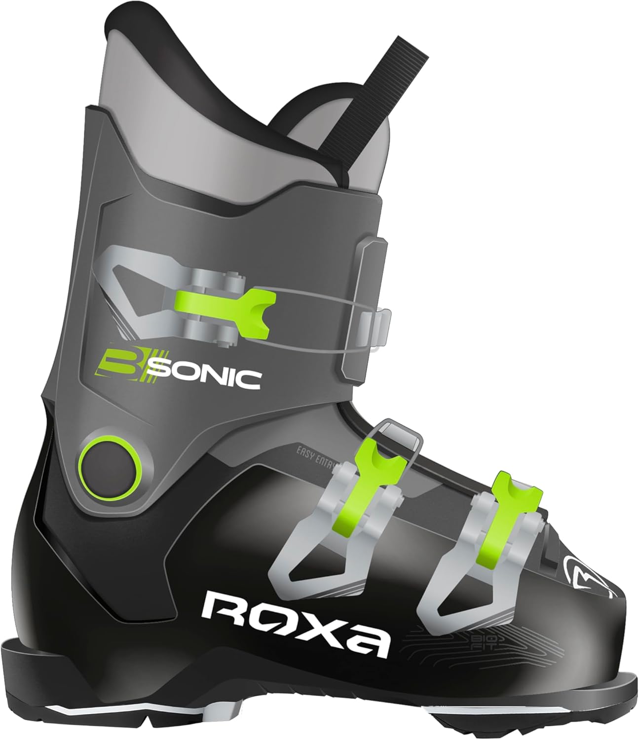 ROXA Sonic 3 - GWJ Junior Ski Boots - Black/Anthracite/Lime