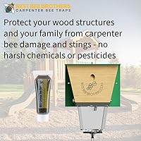 Vista 4 de Best Bee Brothers, Bee-Licious - Cebo de abeja carpintero, señuelo de feromonas totalmente natural, tubo de compresión de 0.3 fl oz, paquete de 2