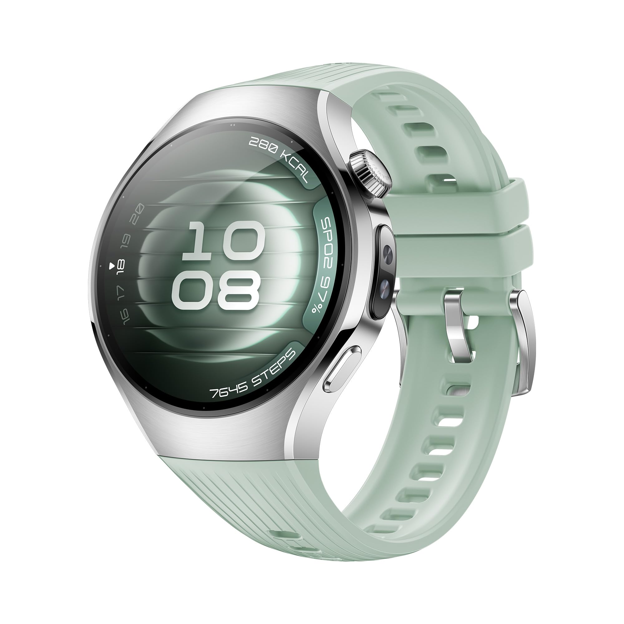 HUAWEIWATCH 5, 42mm Smart Watch, Multi-sensing X-TAP, Health MOT, Real-Time Fingertip Blood Oxygen, up to 7 Days Battery Life, eSIM, 904L Stainless Steel, iOS & Android, +12 Month Extra Warranty