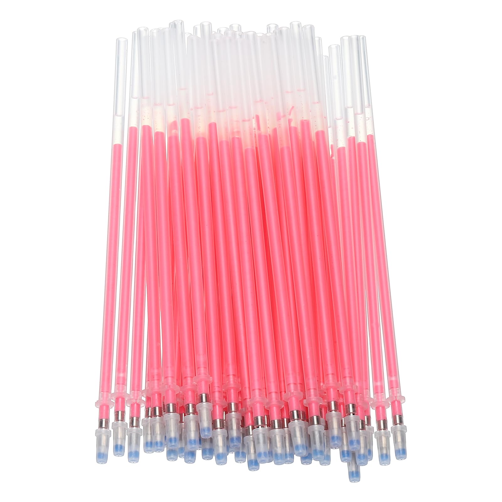 PATIKIL 0.8mm Gel Pens Refills, 48 Pack Sparkle Metallic Ink Bold Point for Adults Coloring Books Scrapbooking Art Drawing Journaling, Bright Red