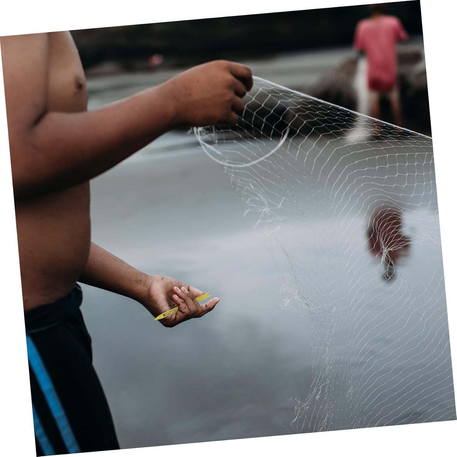 STOBOK 120pcs Net Fishing Trap Repair Fishnet Shuttle Knitting Tool Easy to Use Portable Fishing Supplies