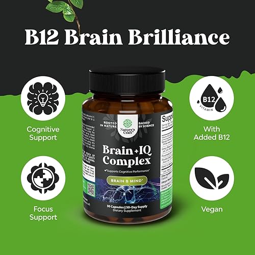 Miniatura 4 de Paquete de suplemento de memoria nootrópico para apoyo cerebral y suplemento cerebral avanzado para memoria y concentración, para refuerzo cerebral