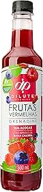 Dilute Xarope Frutas Vermelhas S/ Açúcar Sabor Frutas Vermelhas 500 Ml