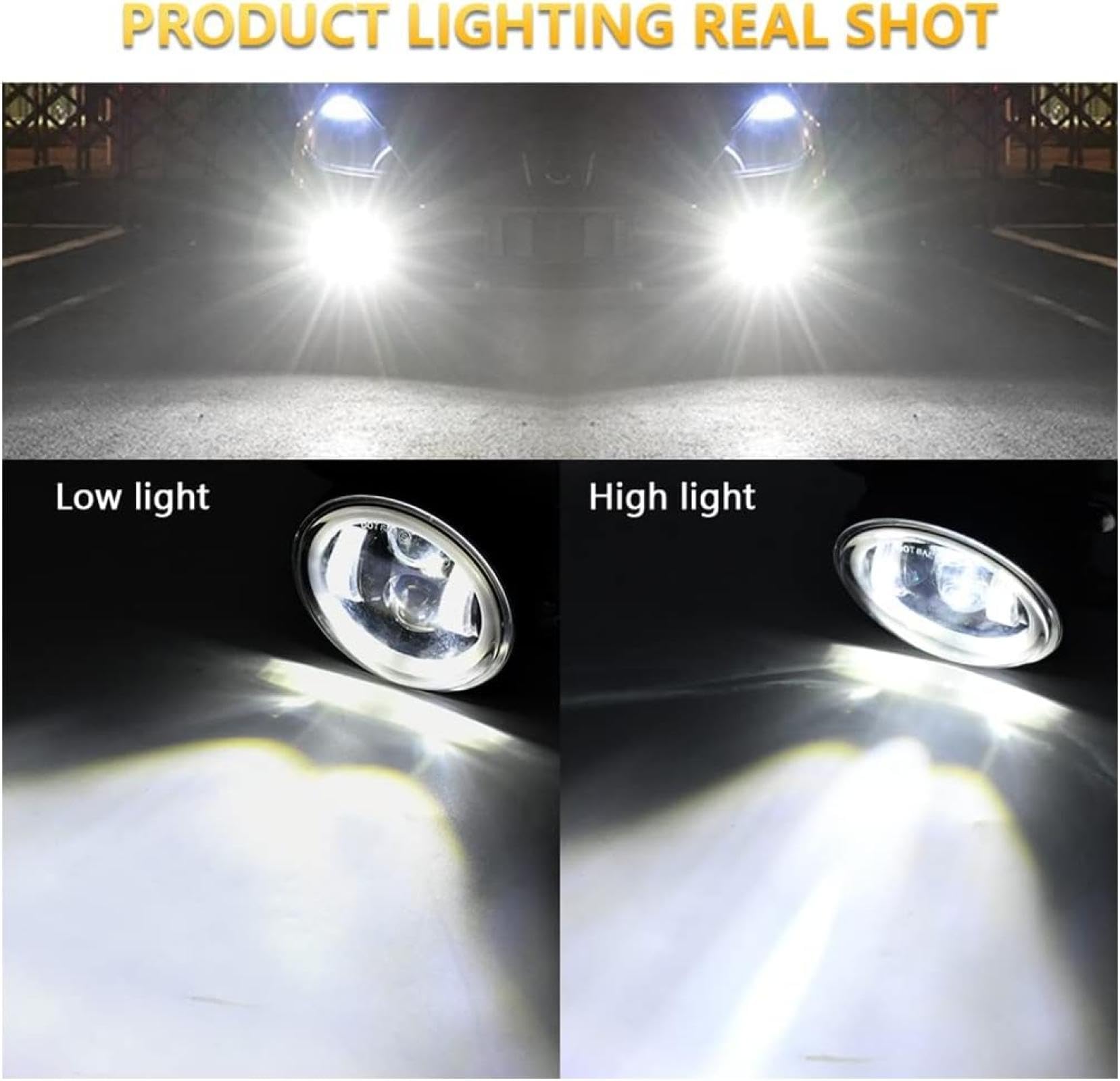 Mistlampen 4-calowe światło przeciwmgielne Angel Eyes Wymiana przedniego światła przeciwmgielnego samochodu Lampa samochodowa DRL Lampa przeciwmgielna do jazdy Dla Offroad 4X4