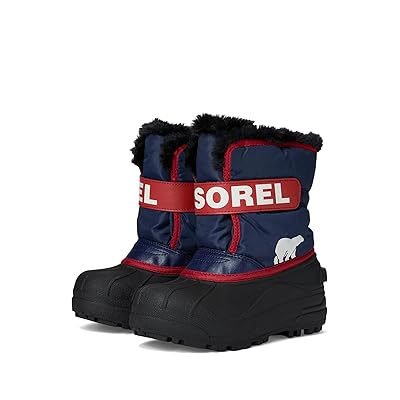SOREL Kids Childrens Snow Commander (Toddler/Little Kid) Kids Shoes Nocturnal/Sail Red
