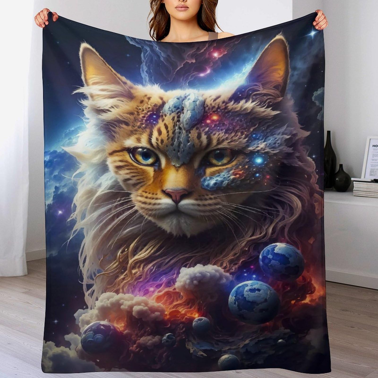 Couverture pour chat douce et plaid flanelle chaude épaisse