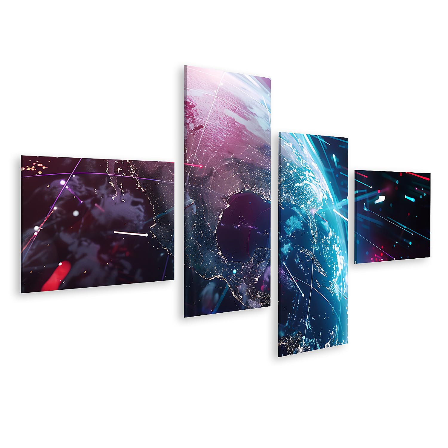 islandburner Imagen sobre lienzo Metaverse: fusión de redes sociales, juegos en línea y realidad aumentada, realidad virtual, sala de juegos, estudio de realidad virtual, murales