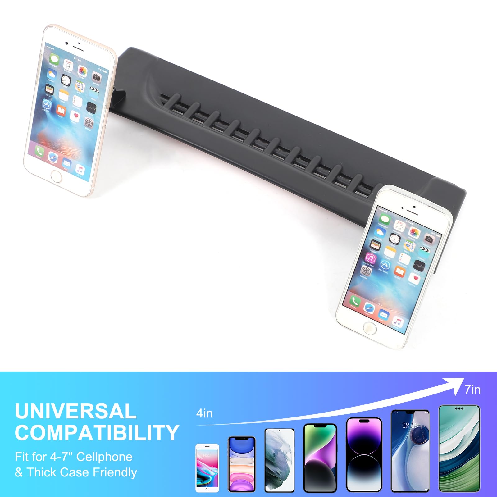 Supporto per cellulare compatibile con Ford Ranger (dal 2023) - Supporto magnetico per iPhone 17/16/15/14/13 Pro Max Plus e smartphone da 4-7 pollici