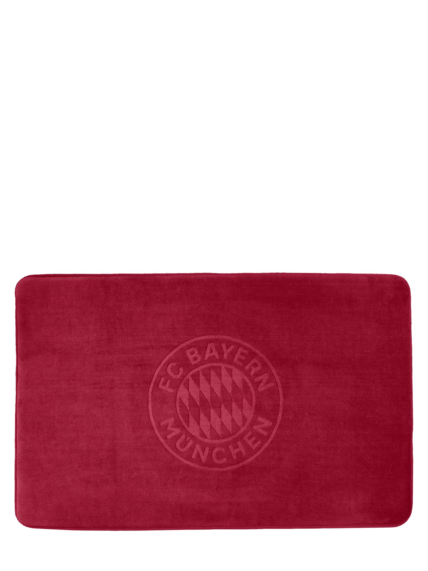 FC Bayern München I Badteppich 50x80 cm I Badvorleger I Bordeaux