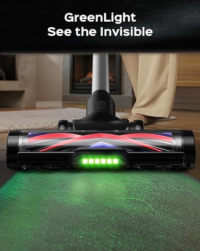 Miniatura 5 de Aspiradora inalámbrica, aspiradora ligera y recargable con cepillo 3 en 1, potente succión para suelos de alfombras y madera dura, pelo de mascotas,