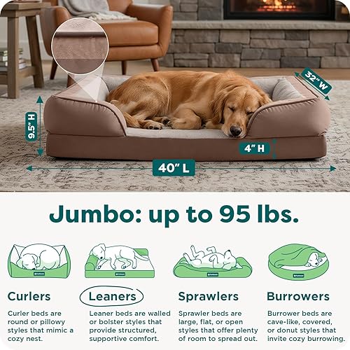 Miniatura 3 de Furhaven - Cama para mascotas de espuma de gel refrescante para perros y gatos, comodidad perfecta, con ondas, de terciopelo de felpa con funda