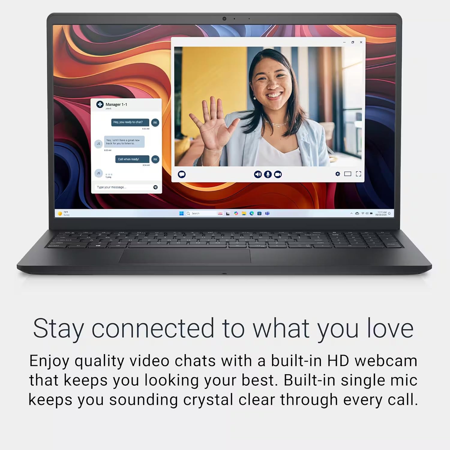Dell Inspiron 15 Touchscreen Laptop Computer, Windows 11 Pro, Lifetime MS Office, AMD Ryzen 7 7730U, 15.6'' FHD WVA Display, 16GB RAM + 1TB SSD, 8-in-1 HUB, AMD Radeon Graphics