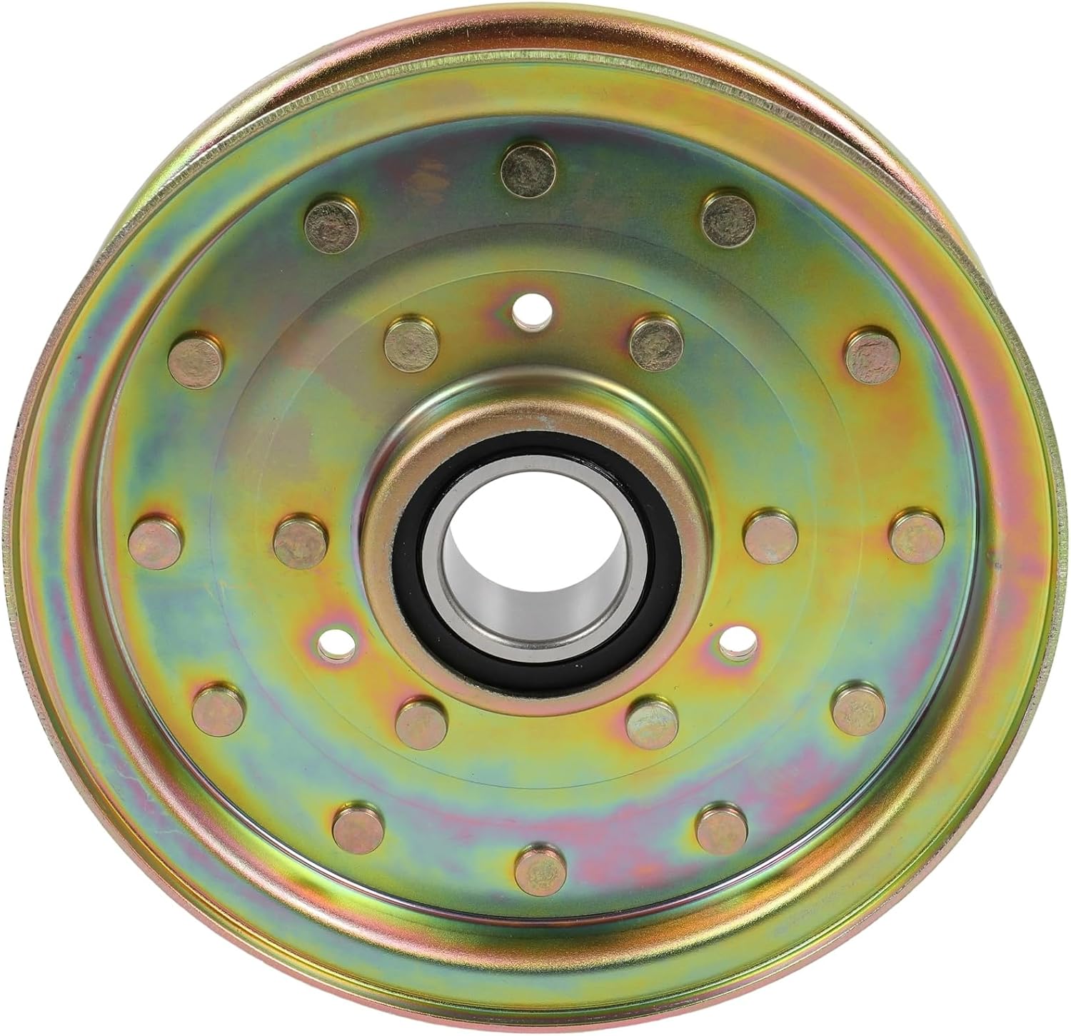 OCPTY Lawn Mower Spindle Pulley Fits for Wright 71460098 Pulley Flat Idler Wide 6" Mower V-Belt Pulley