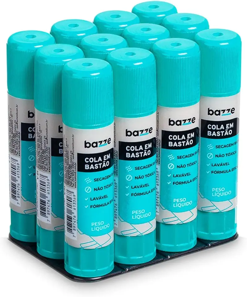 Cola Bastao Bazze 10 G Shrink 12 Unidades