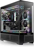 Gabinete Gamer Thermaltake View 600 TG, 4x Painéis de Vidro, Full-Tower, Sem Fans, Preto