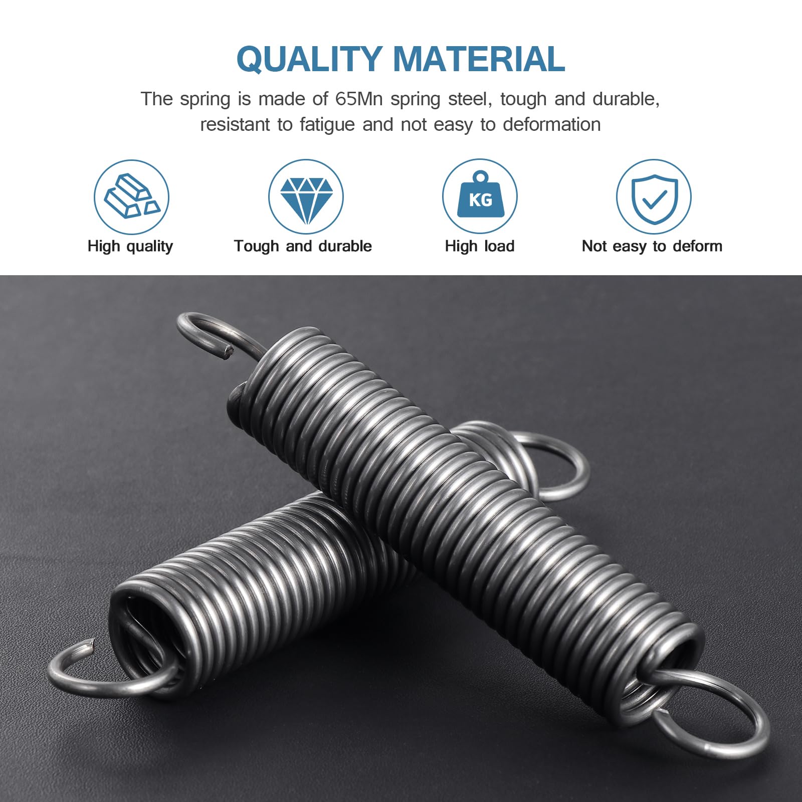 30 Ressorts Compression Acier Inoxydable 304 - Diamètre Extérieur 5mm, Fil 0.4mm, Longueur Libre 25mm - Pour Bricolage, Mécanique - 9