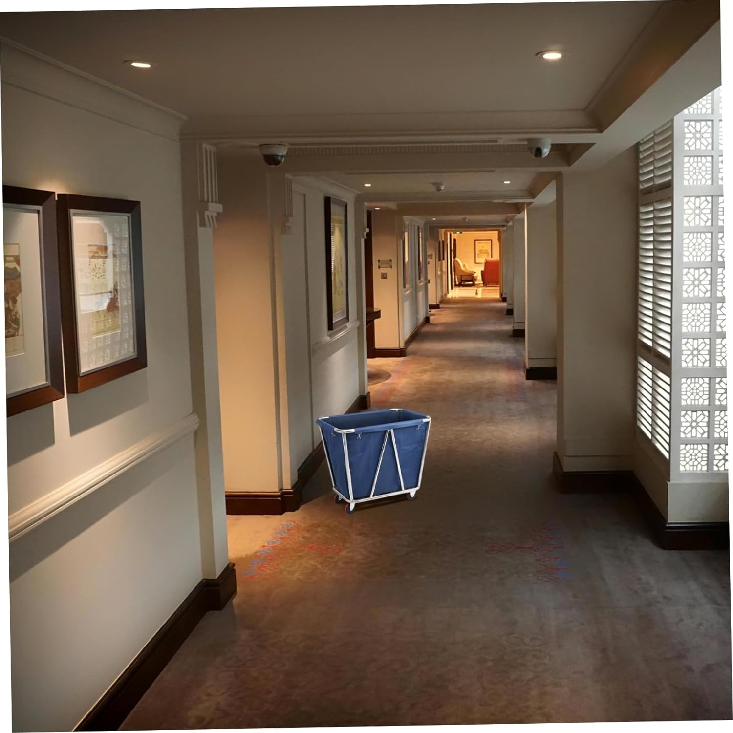 Waterproof Oxford Cloth Laundry Cart Liner Bag Removable Storage Organizer for Housekeeping Hotels and Hospitality Heavy Duty Replacement Laundry Bag