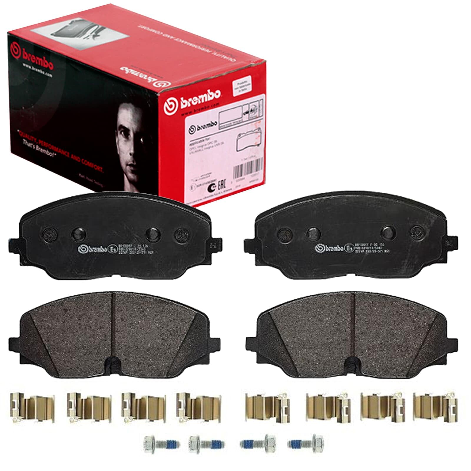 Brembo P 85 176 - Zestaw klocków hamulcowych, hamulec tarczowy