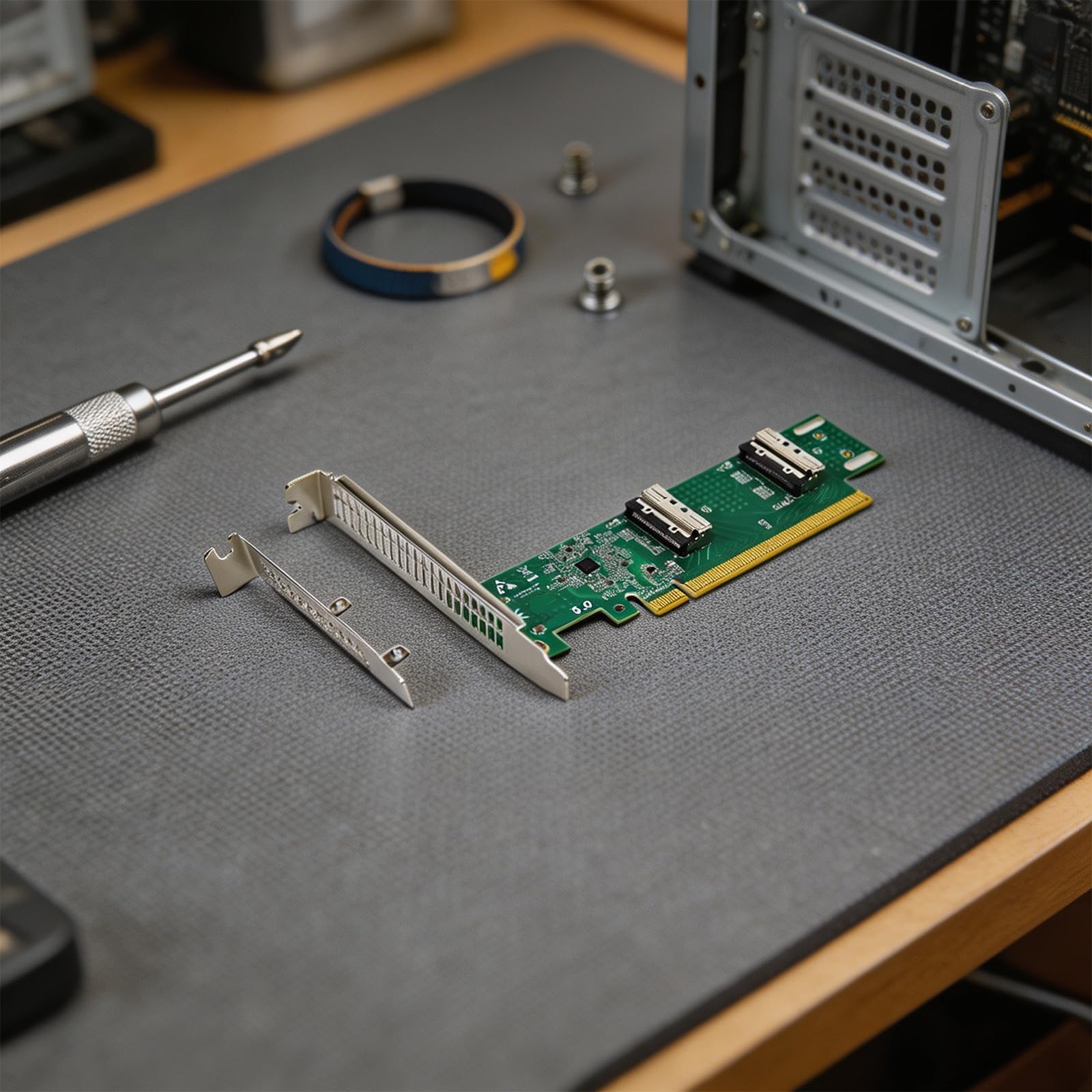 Scheda Adattatore PCIE a 74 Pin per l ' espansione dello Spazio archiviazione ' unità con Adattatore Rete Host dal Design Stabile del modulo Alimentazione
