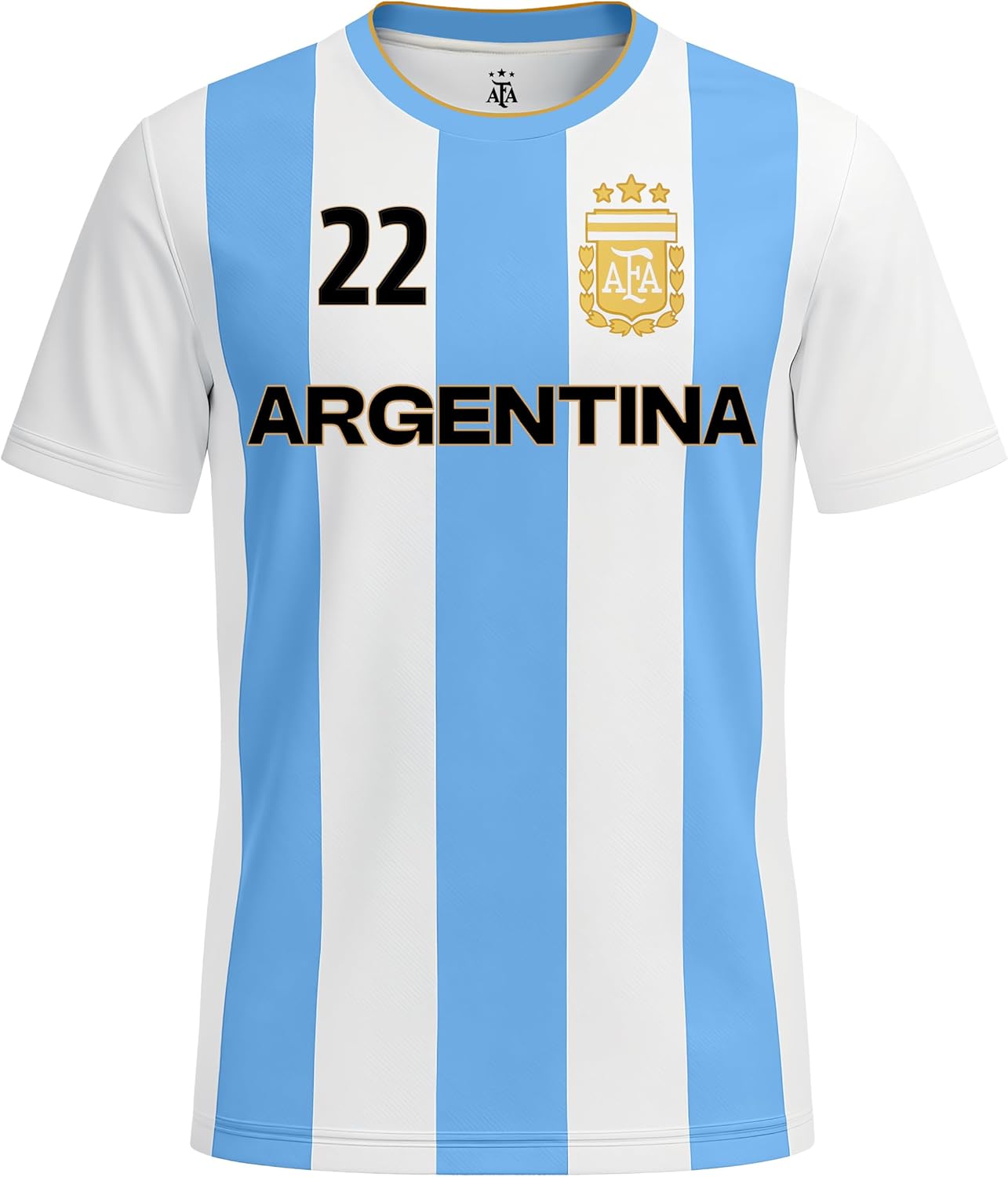 Icon Sports Officially Licensed Argentine Football Association Game Day Shirt - Unisex Kids