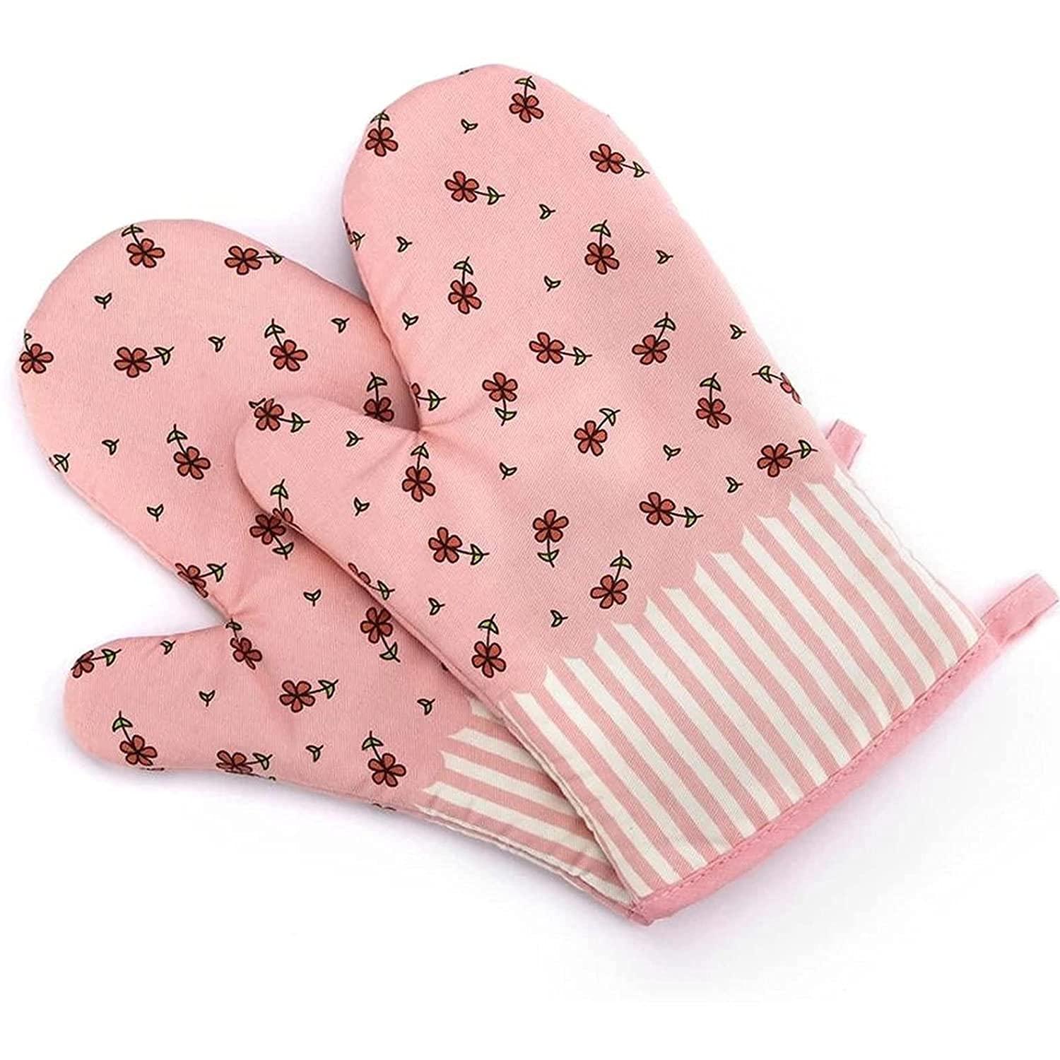 Guantes de cocina resistentes al calor y quemaduras para hornear seguros