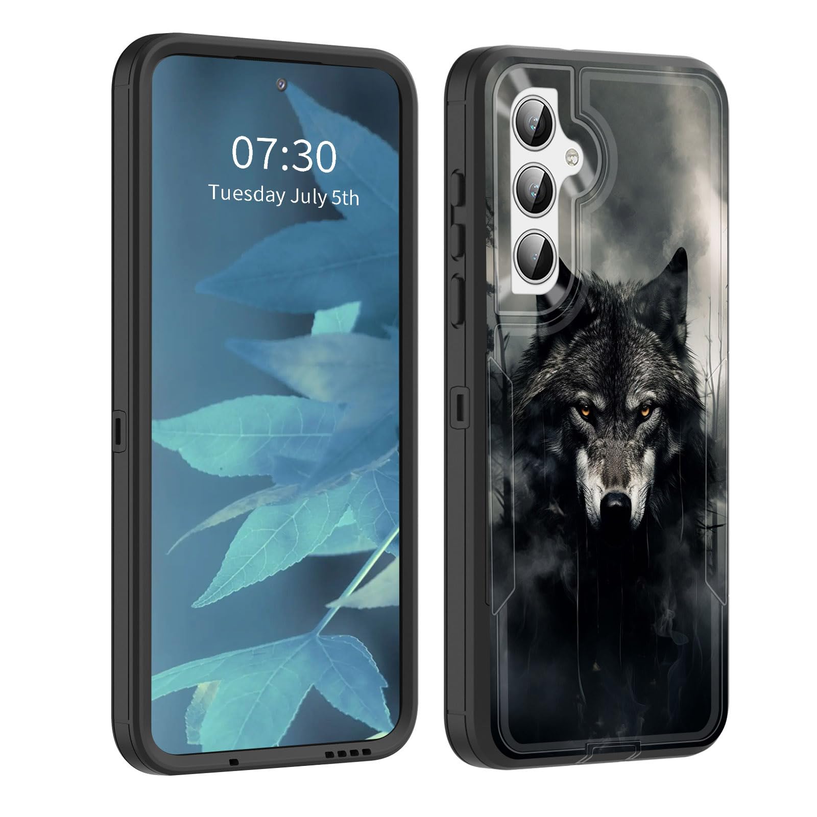 BFUKVOU for Galaxy S24 Plus Case, Dust-Proof Port Cover, Full Body Silicone Rubber Covered, Non-Slip Drop-Proof Phone Case for Samsung Galaxy S24 Plus