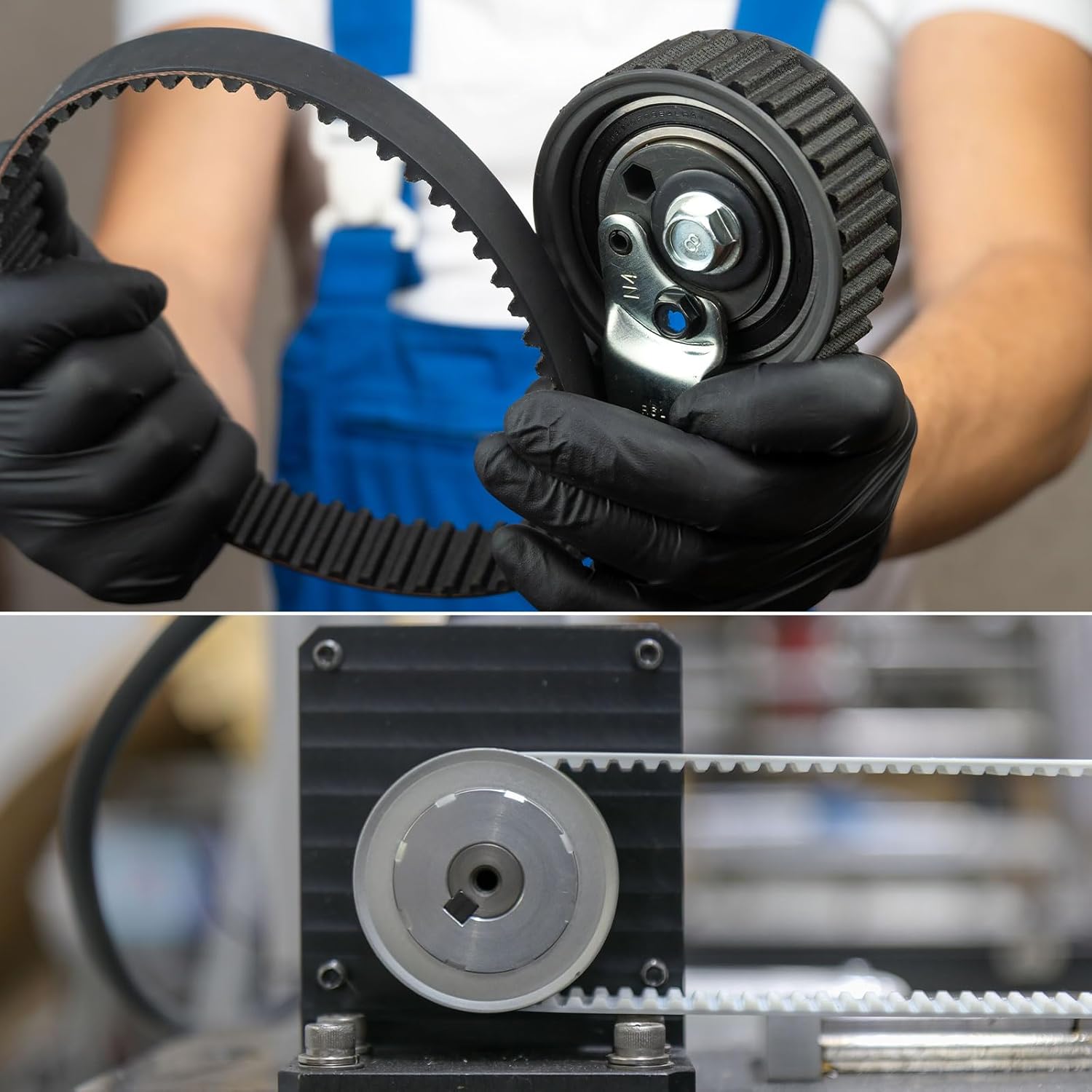 uxcell 240-L-050 L Timing Belt 24" Pitch Length x 0.5" Width x 0.18" Height, 64 Teeth Closed Loop Rubber Timing Belt