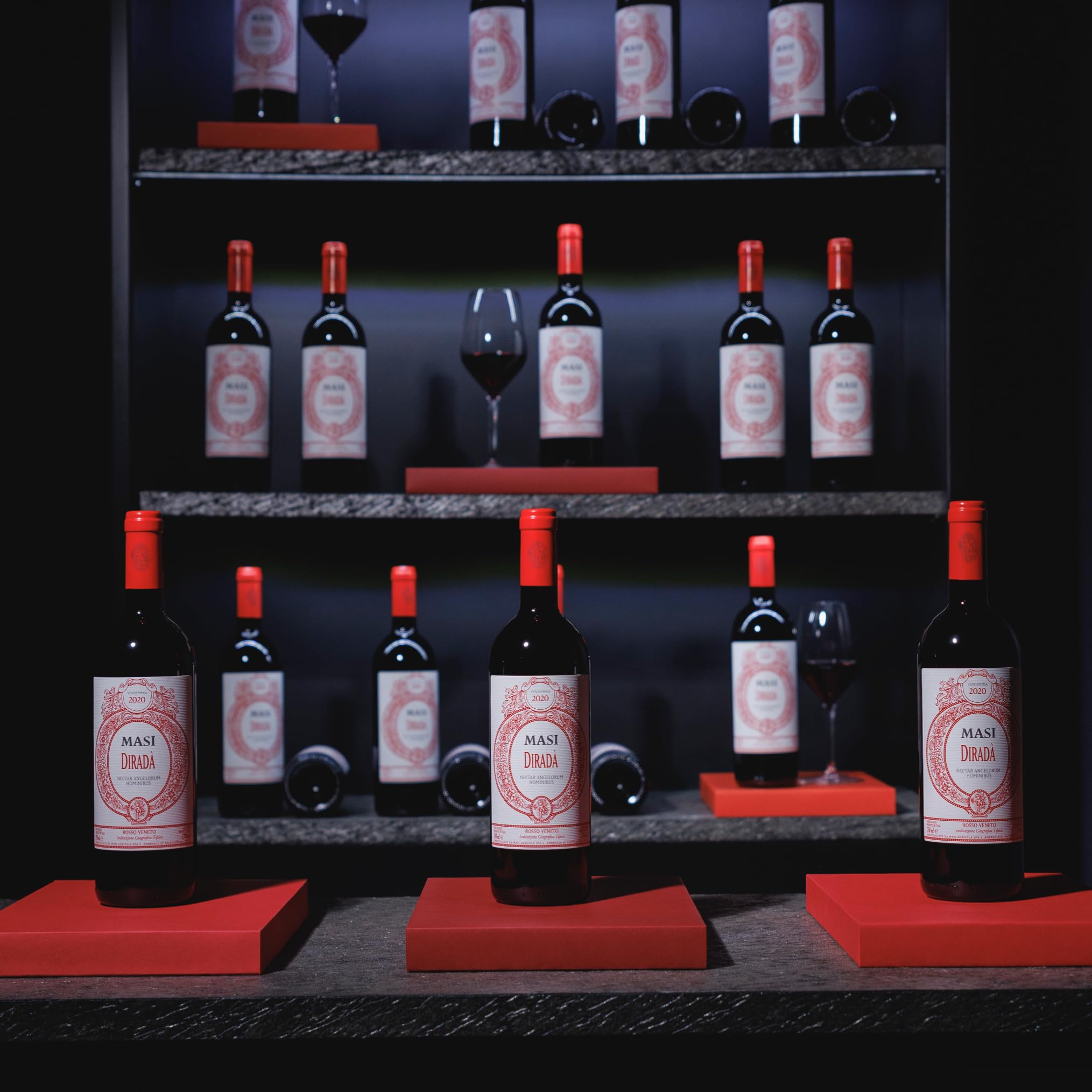 MASI "DIRADÀ ROSSO" 2023 | Vino Rosso Veneto IGT | 6x750 ml | Appassimento Expertise | Emballage de 6 bouteilles