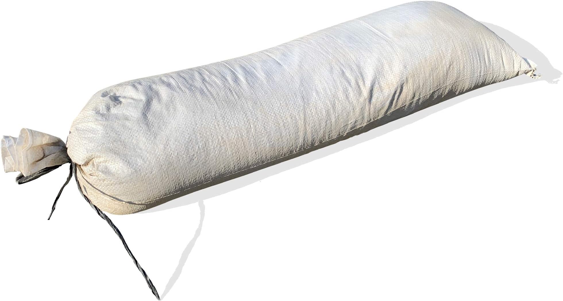 38 In by 12 Inch Tube Sandbags | Tough Industrial Grade Fabric | 90 LB Weight Capacity | Sand Bag Water Barrier | For Re-Directing Water During Flood & Erosion | Sand Not Included (5 Bags)