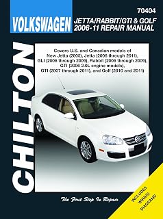Volkswagen Jetta/Rabbit/GTI & Golf 2006-11: Does not include 2005 Jetta (based on the A4 platform) or 2006 1.8L GTI models, 2011 2.0L 8-Valve Sedan ... or Information Specific to R32 Models