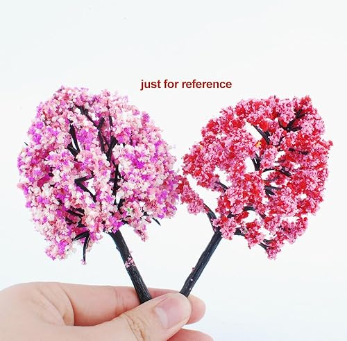 Miniatura 5 de NWFashion - Esponja dispersa para árbol y hierba, para miniaturas, modelo (6 colores)