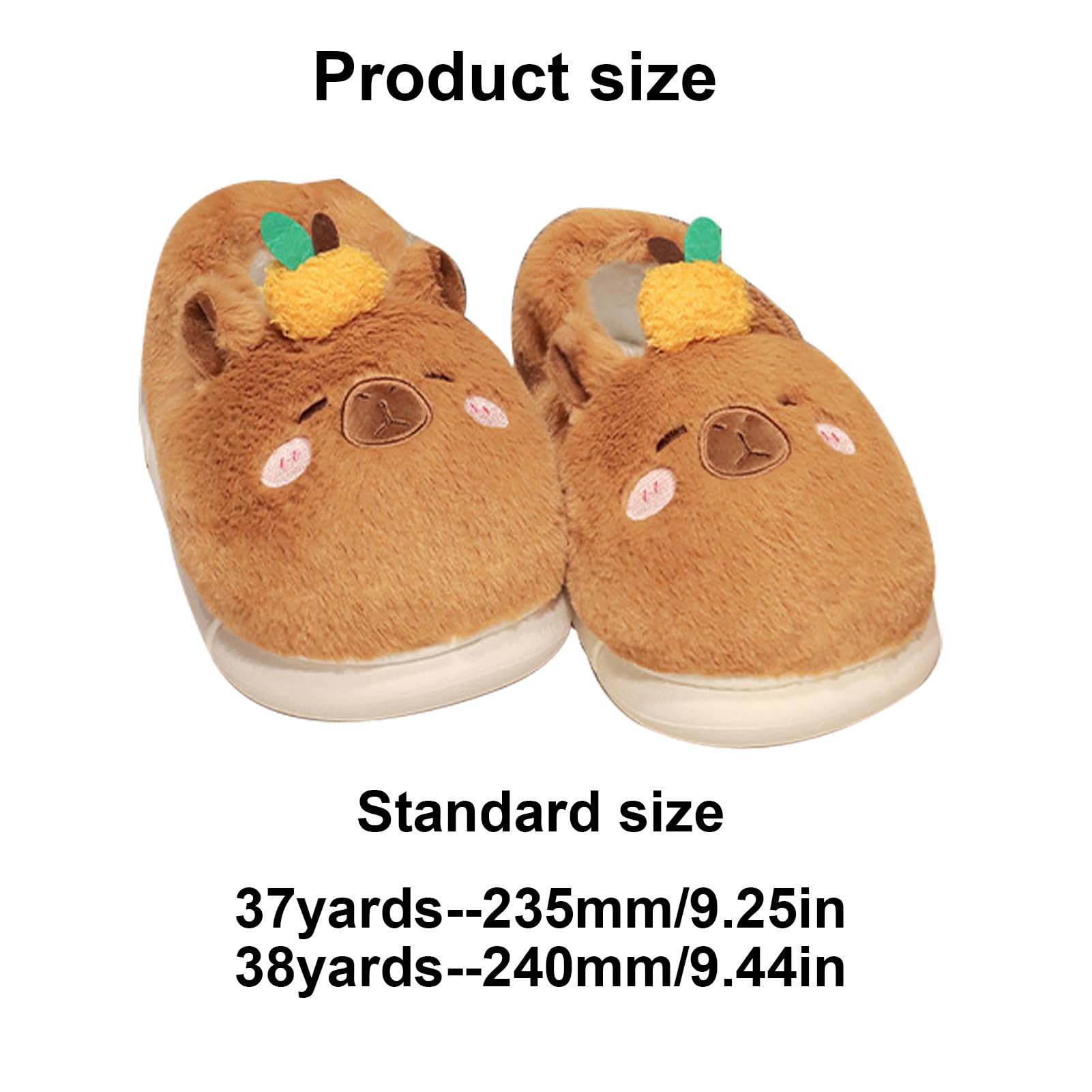 Pantofole Capybara In Peluche Per Bambini - Soffici, Calde E Antiscivolo Per Casa E Inverno