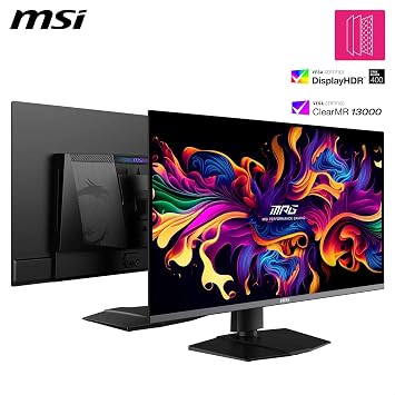 MSI 31.5 MPG 322URX QD-OLED, Gaming Monitor, UHD, 16:9 Flat, QD-OLED, 240HZ, 0.03ms, G-SYNC Compatible