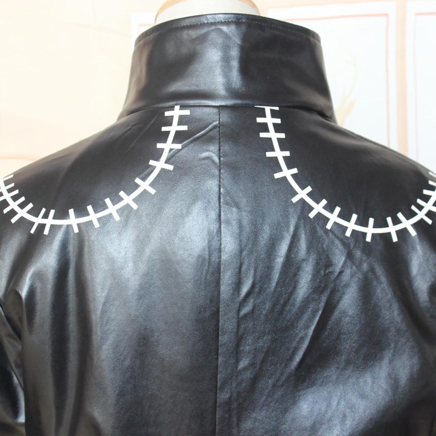 Black Cosplay Costume Tshrit Pants Coat Full Suit for Halloween Party - Image 3