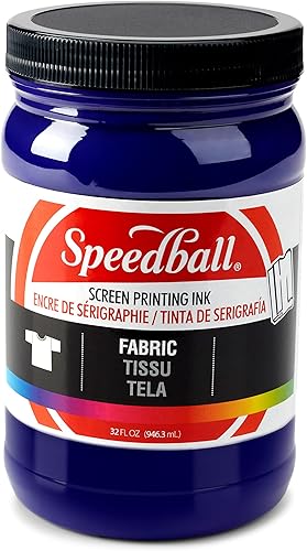 Miniatura 10 de Speedball Tinta de serigrafía de tela, 128 onzas, amarillo