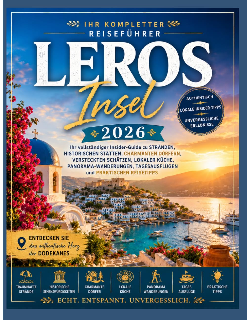 Reiseführer für die Insel Leros 2026: Ihr umfassender Insider-Guide zu Stränden, historischen Stätten, charmanten Dörfern, Geheimtipps, regionaler ... Tagesausflügen und praktischen Reisetipps
