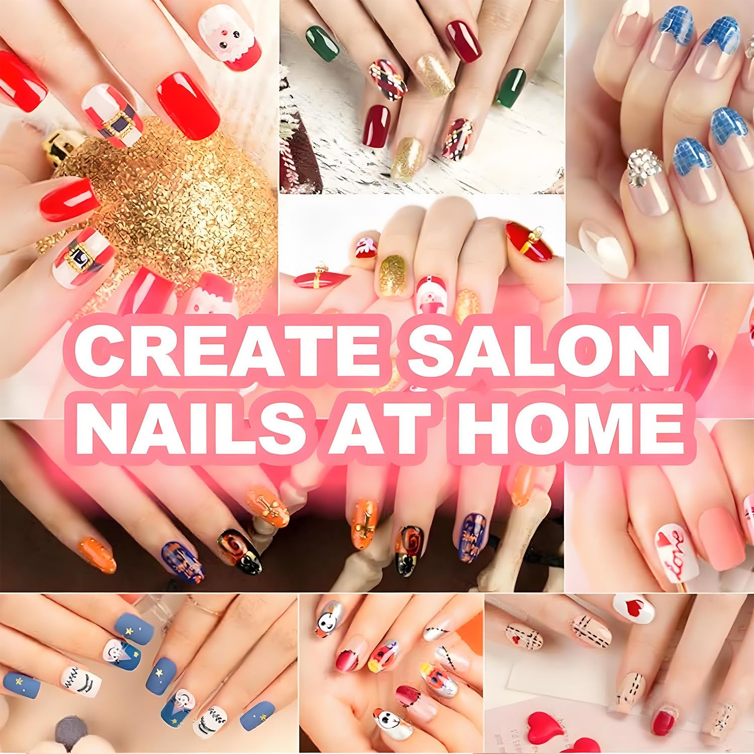 Stampante per Unghie, Stampante per Nail Art 2400 Dpi, Stampa Rapida in 20 Secondi, Design del Motivo Personalizzabile, Stampa E Asciugatura 2 in 1, per Casa White