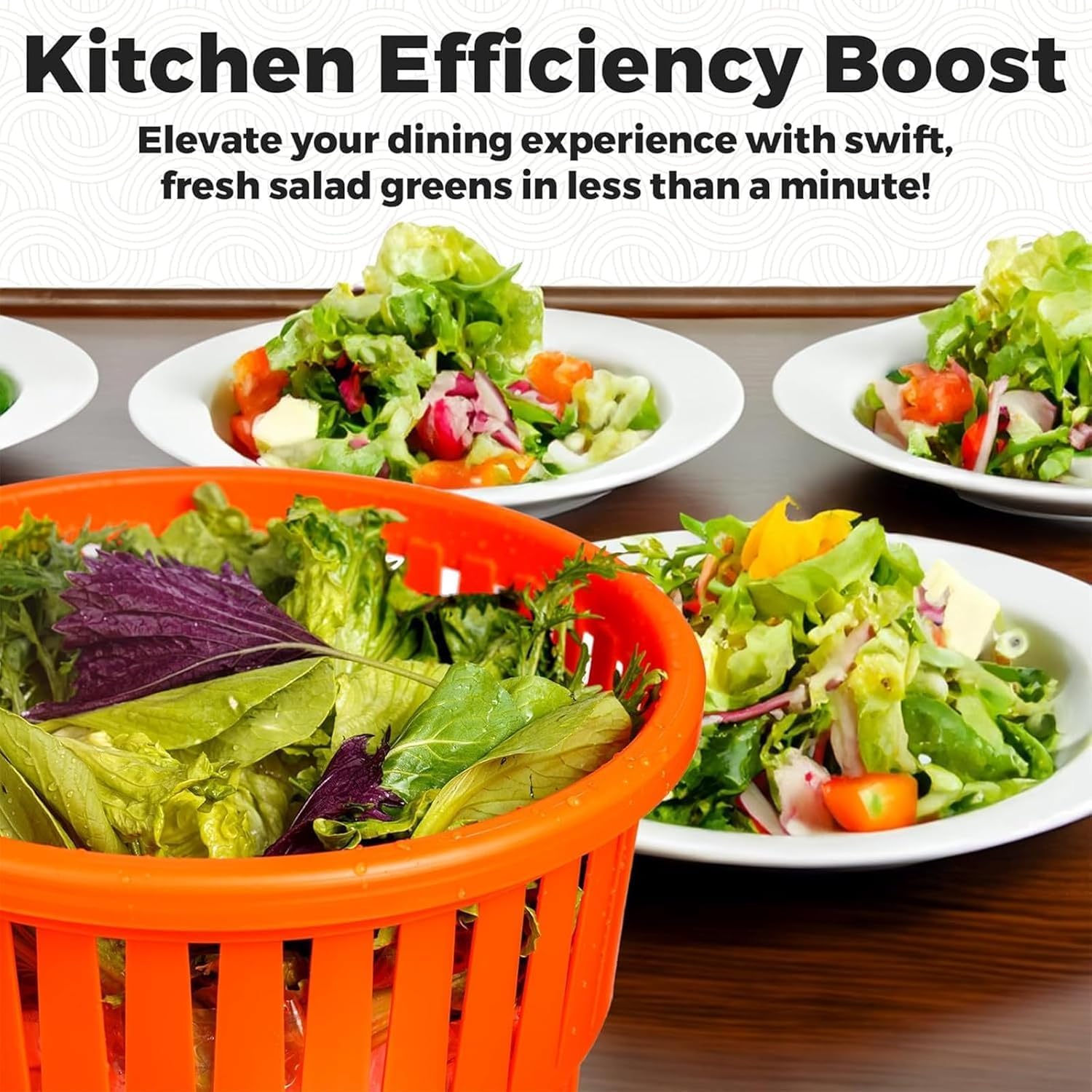 Large Salad Spinner 10L/20L Vegetable Washer & Dehydrator, Easy Clean Fruit & Veg Drainer for Commercial Use, for Healthy Meals (20l)