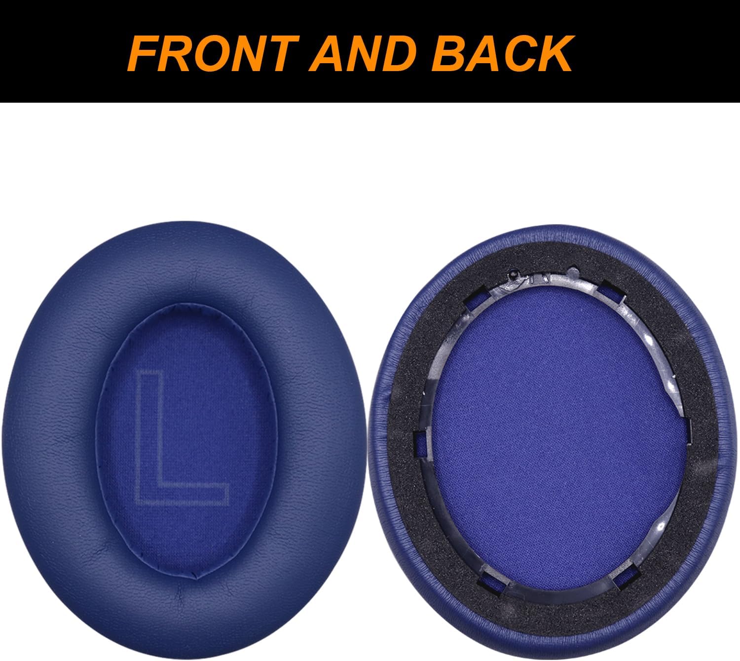 Replacement Ear Pads Cushions for Anker Soundcore Life Q20 Headphones,Soundcore Life Q20 Earpads with Comfortable Memory Foam & Protein Leather-Blue - Image 5