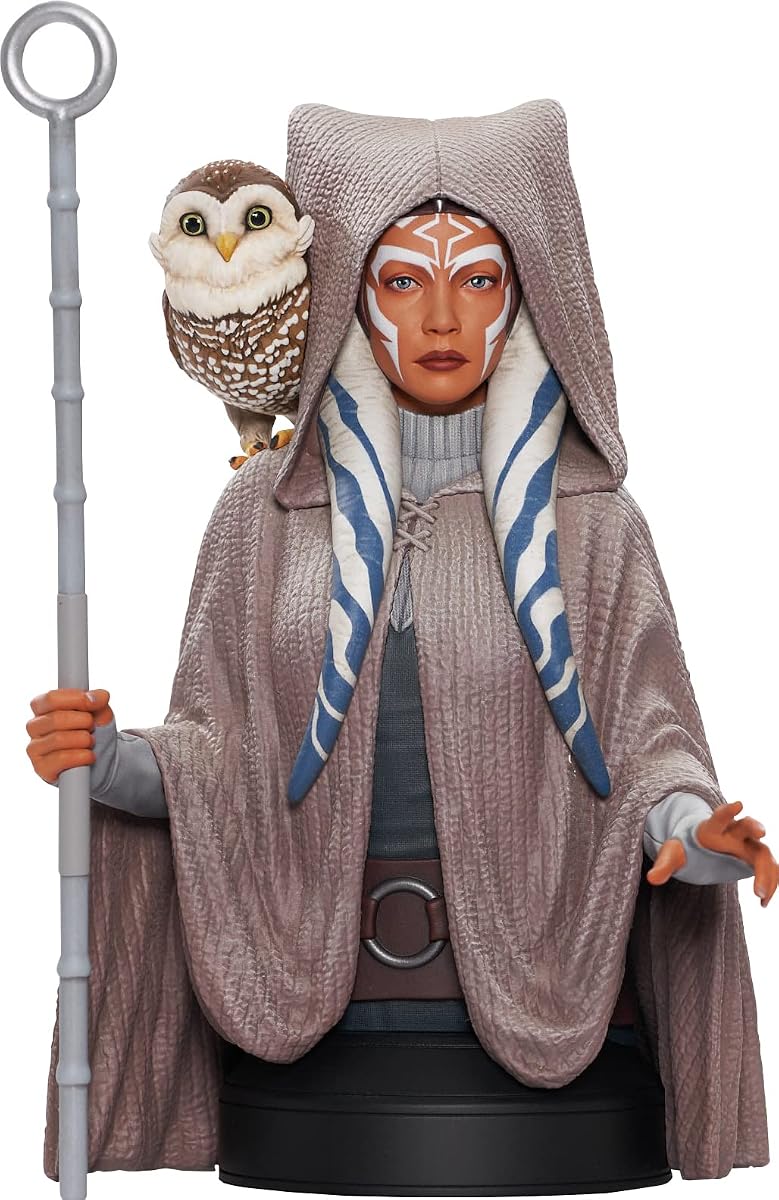 Star Wars Rebels: Ahsoka Tano 1:6 Scale Bust | Star Wars Rebels 6 Inch Bust Statue 1/6 Scale - Ahsoka Tano