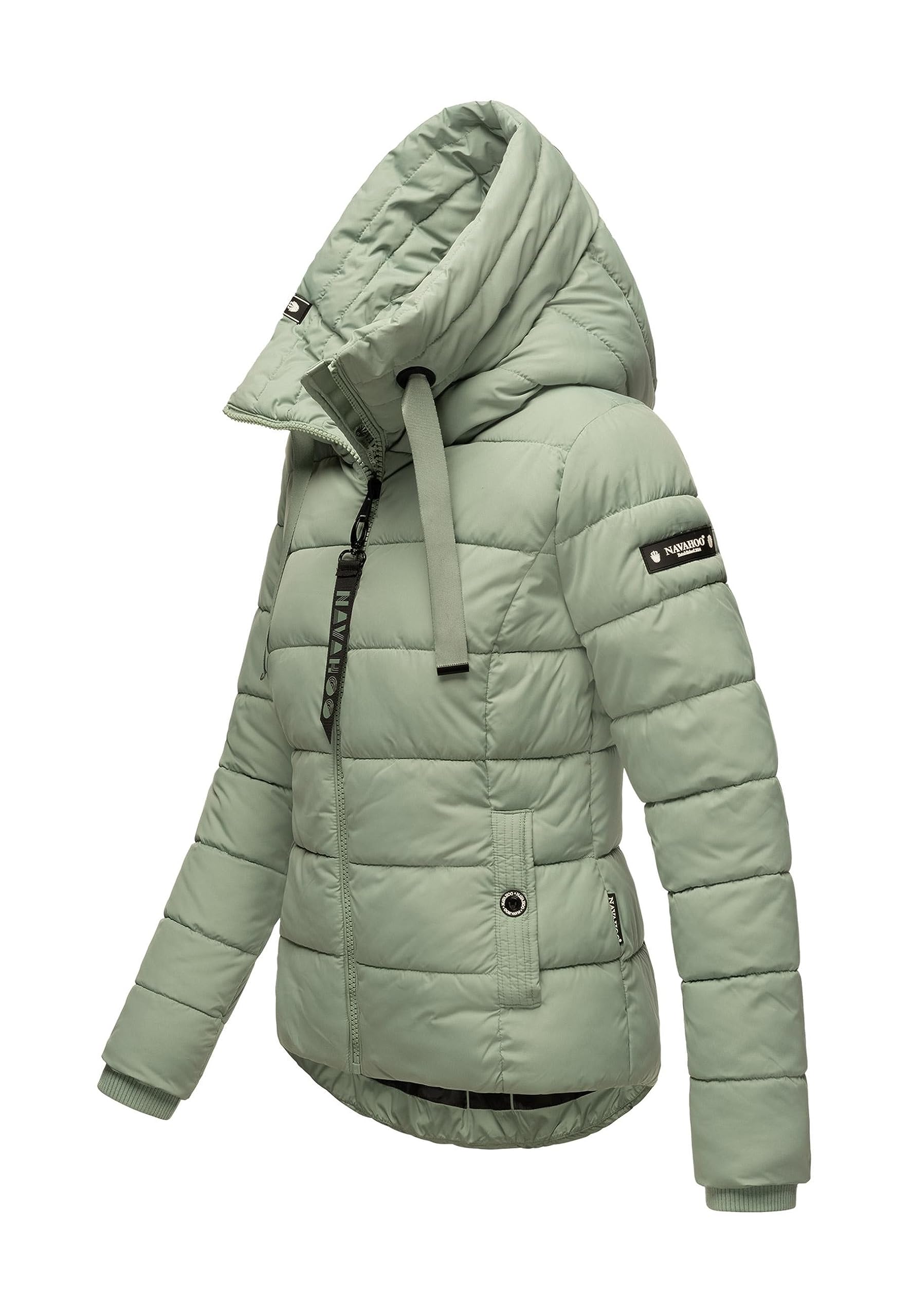 Navahoo B930 Veste d'hiver matelassée pour femme Col montant doublé