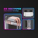 Ant Esports ICE-C200 V2 CPU Cooler/CPU Fan with Rainbow LED Fan | Support - Intel : LGA1700 / 115X / 1200/1366 x 775 & AMD : AM5, AM4, AM3+, AM3, AM2+, FM2, FM1 gallery image