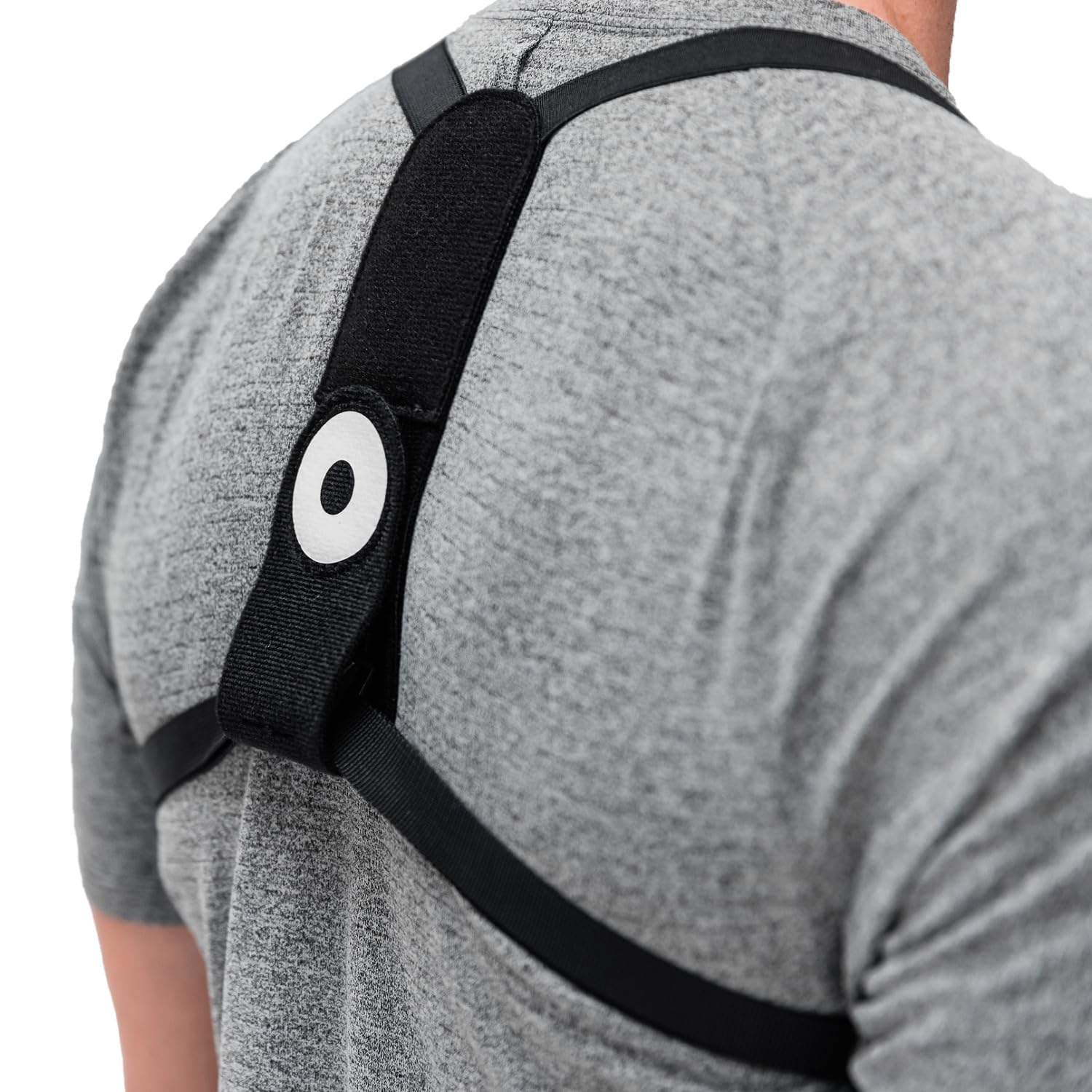BLACKROLL Haltungstrainer Posture Pro | höhenverstellbares Rückenteil | Atmungsaktiv und leicht | Stärkt Rückenmuskulatur | Gepolsterte Schultergurte | Schwarz | Waschbar bis 40°C