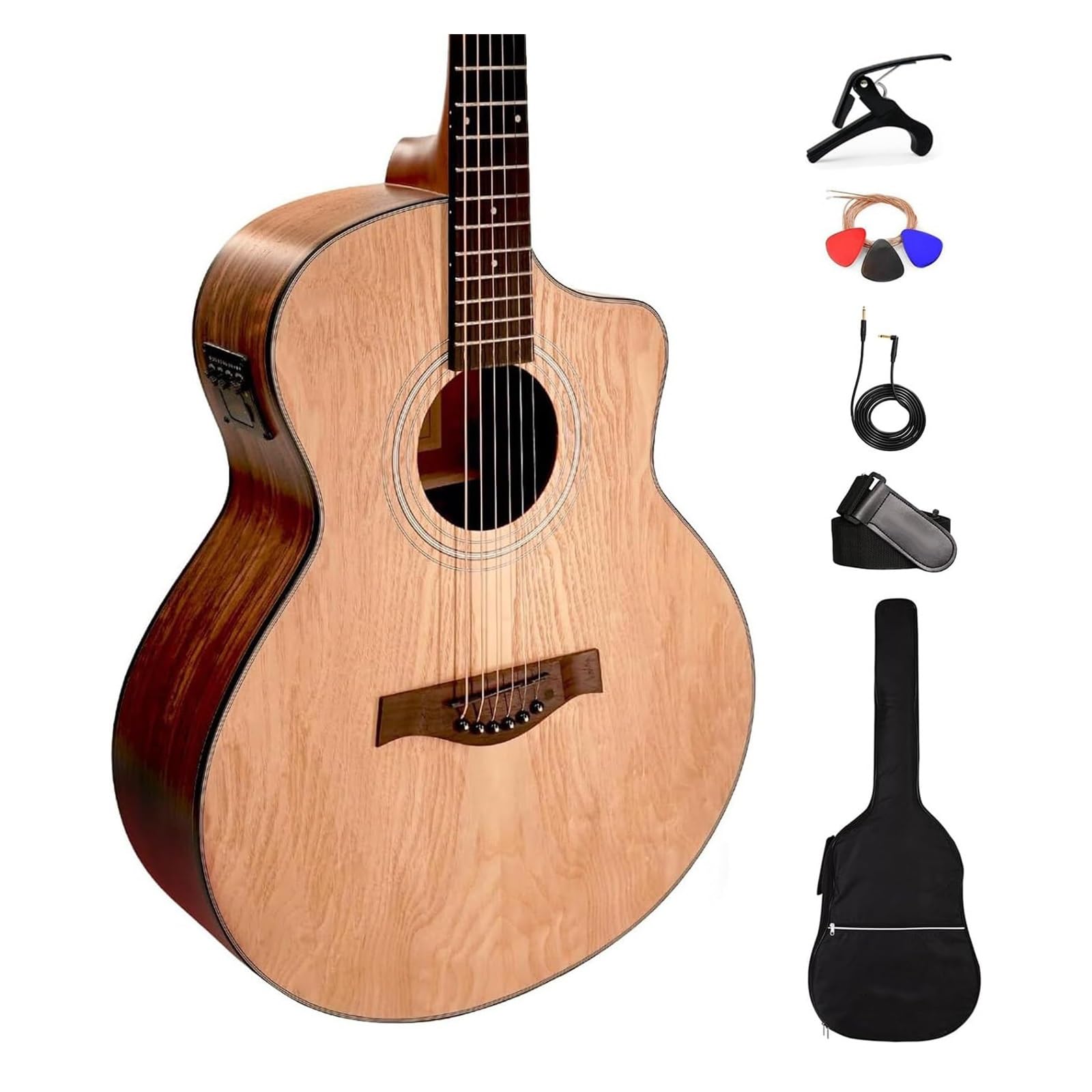 La Guitarra Eléctrica Semihueca Es Un Instrumento Musical Adecuado Tanto Para Principiantes Como Para Profesionales(3)