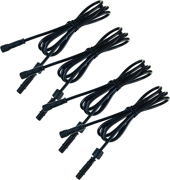 CNBRIGHTER Extension Cord, 3.28ft 2Pins with Waterproof