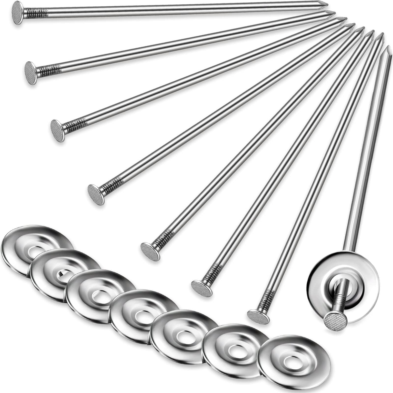 Camp'N 8 Pack 6" Patio Rug StakesLow Profile High