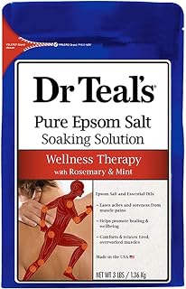 Dr. Teal's Epsom Salt Soaking Solution, Rosemary and Mint, 48 Ounce