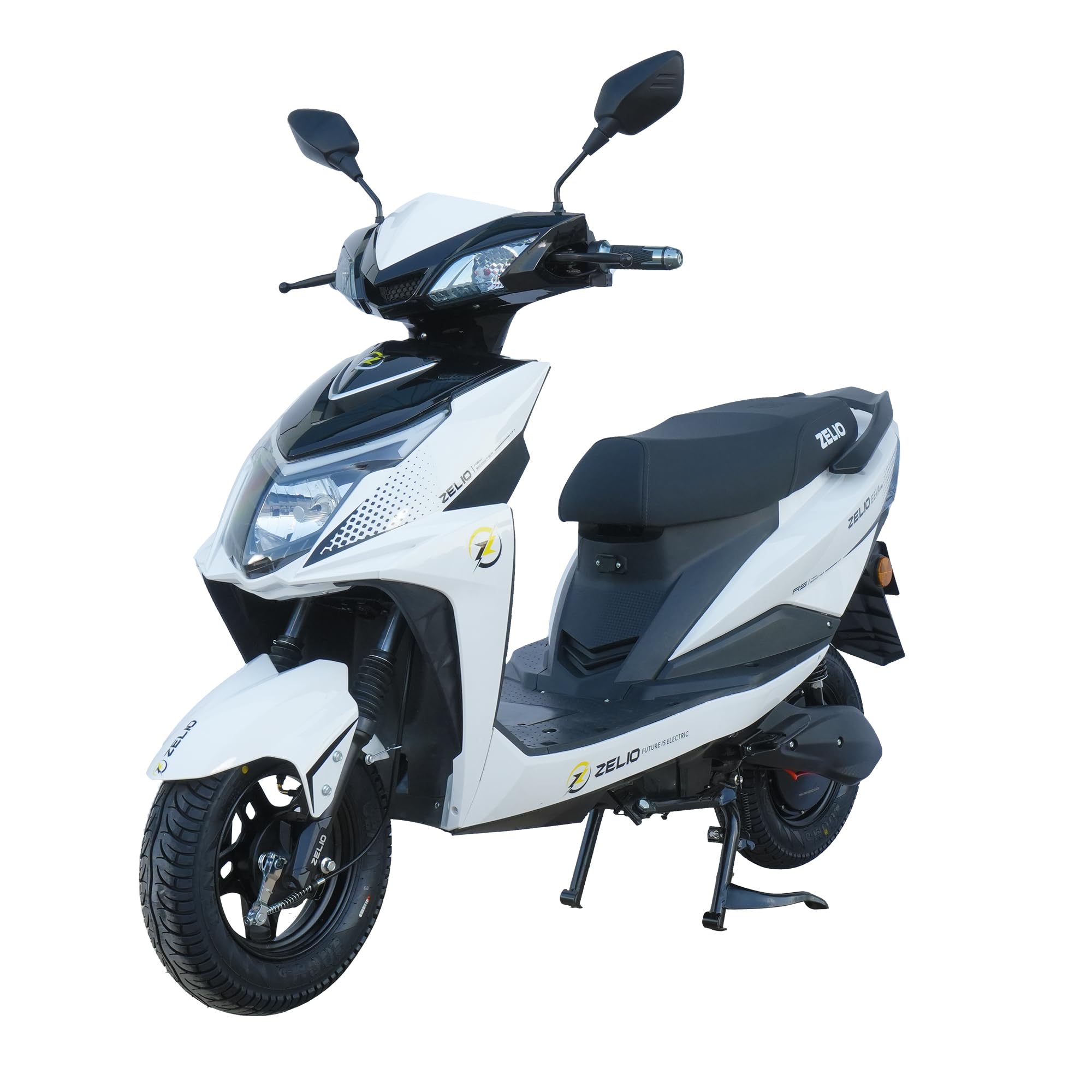 ZELIO EEVA Electric Scooter | 60V/32AH Lead Acid Battery | Ideal for Short Commutes | Non-RTO Vehicle | Runs 50-60 km on a Single Charge | (White)-image-10